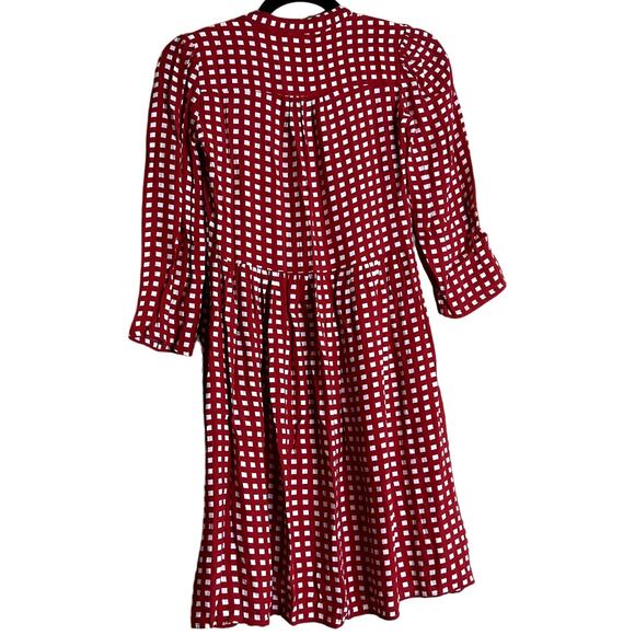 Maeve By Anthropologie Mini Dress Women XXS Gingham Check Coquette Party - Picture 2 of 10